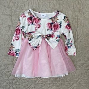 Baby girl | 3-6 month | spring dress | floral | tulle